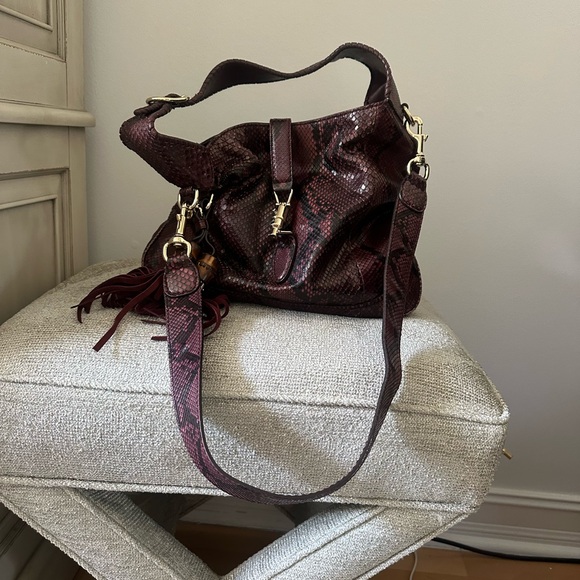 Gucci Jackie Python Handbag.  Never used - Picture 2 of 5